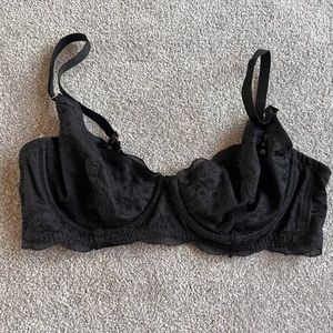 Aerie black lace bralette